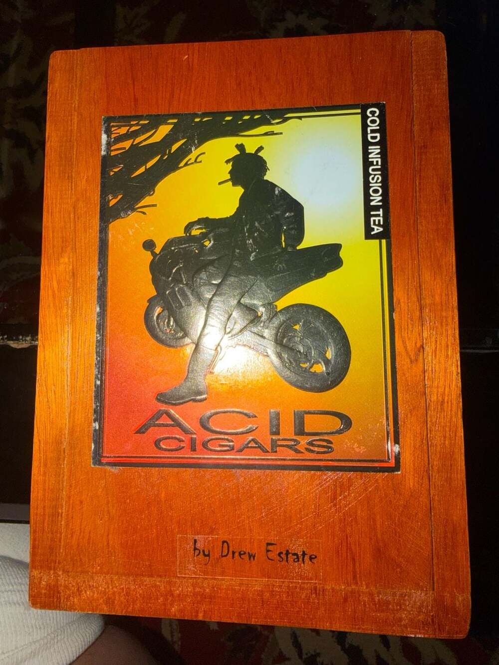 ACID Cigars Cold Infusion Tea Empty Wooden Storage Box by Drew Estate